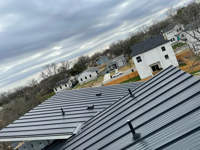 Standing seam metal roof panels with vents for Skylight Repair in Hackettstown